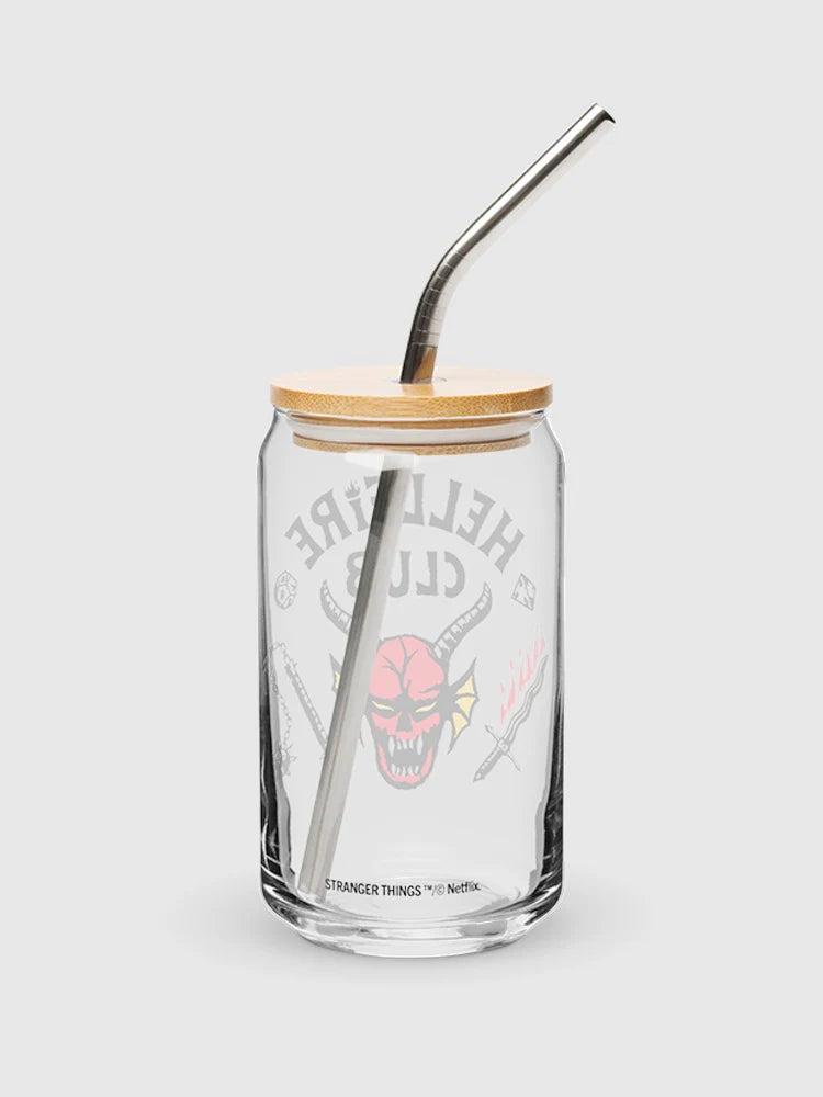 Hellfire Club 16 oz. Can Shaped Glass