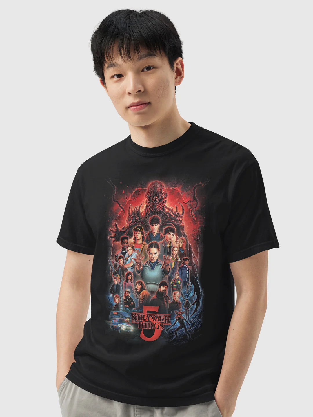 Stranger Things x Kyle Lambert Season 5 Art Tee