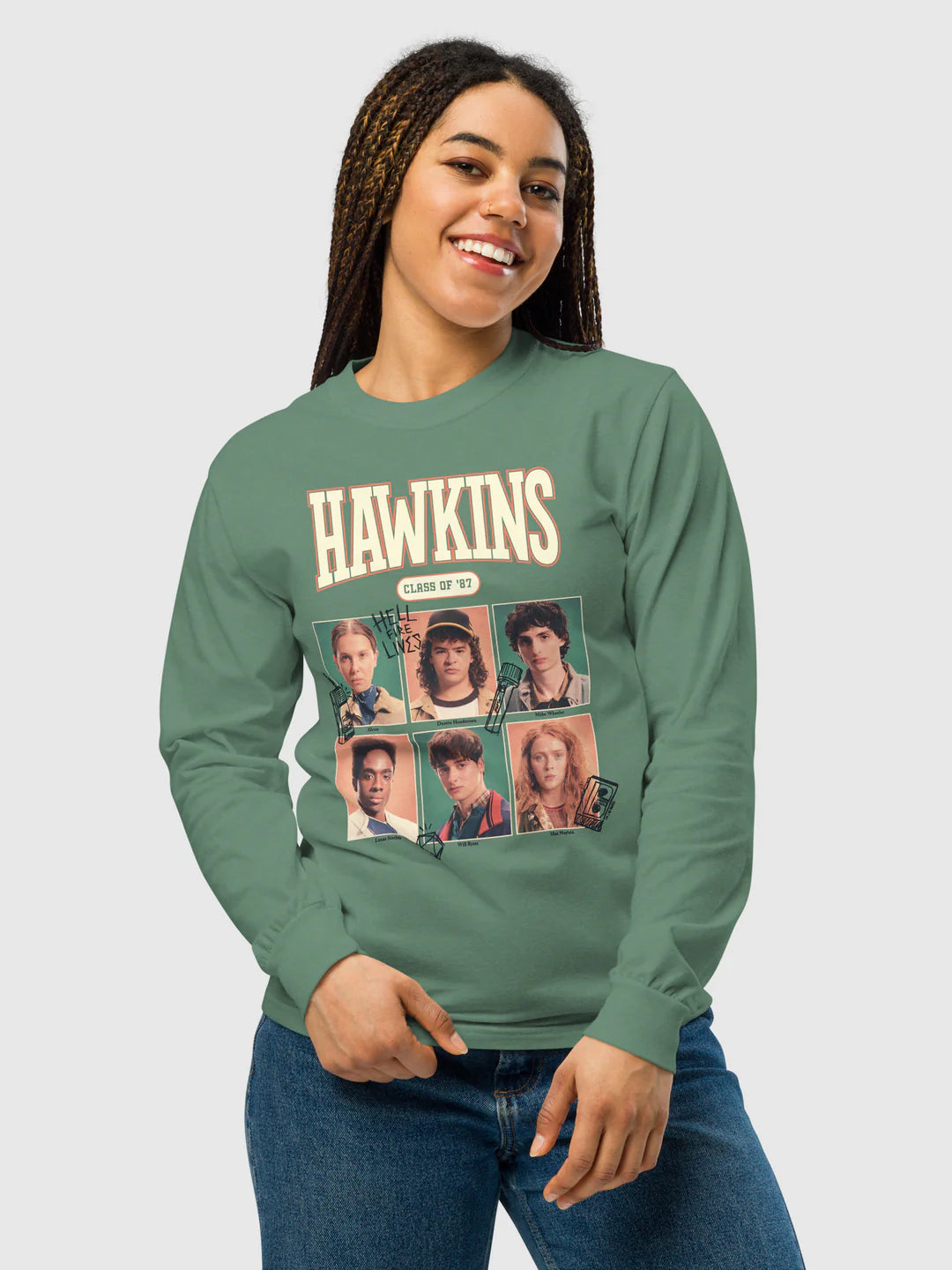 Hawkins Class of '87 Long Sleeve Tee