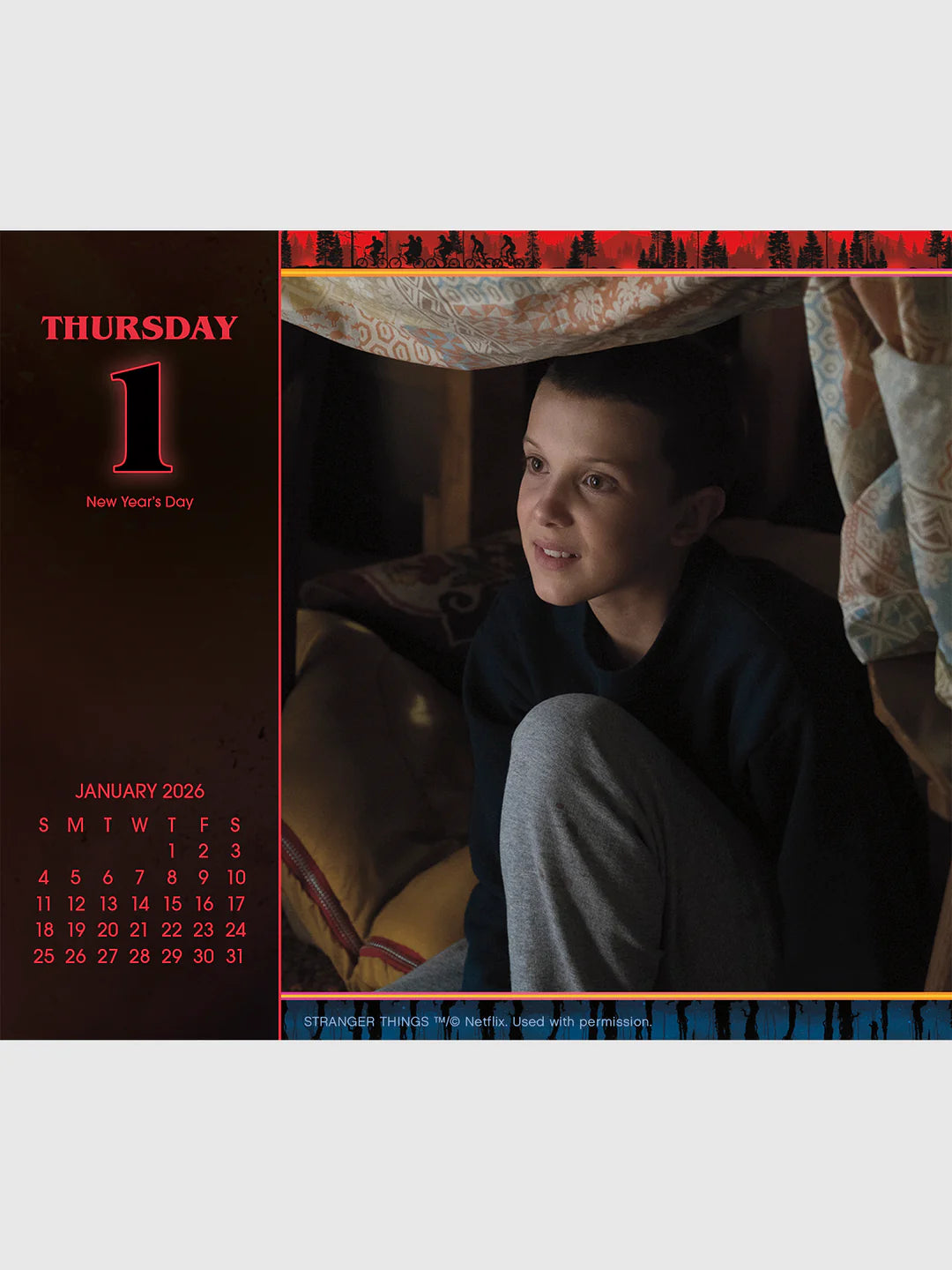 2026 Day-at-a-Time Box Calendar