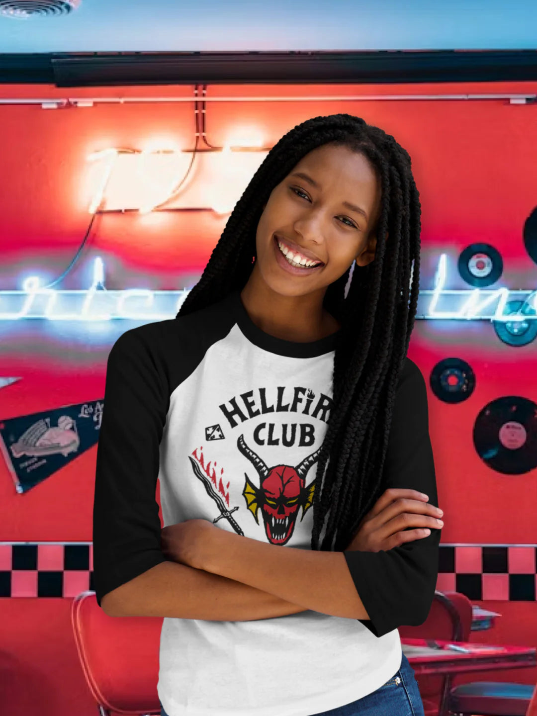 Hellfire Club Raglan Tee