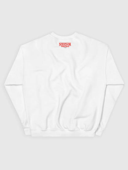 White Hawkins Embroidered Sweatshirt