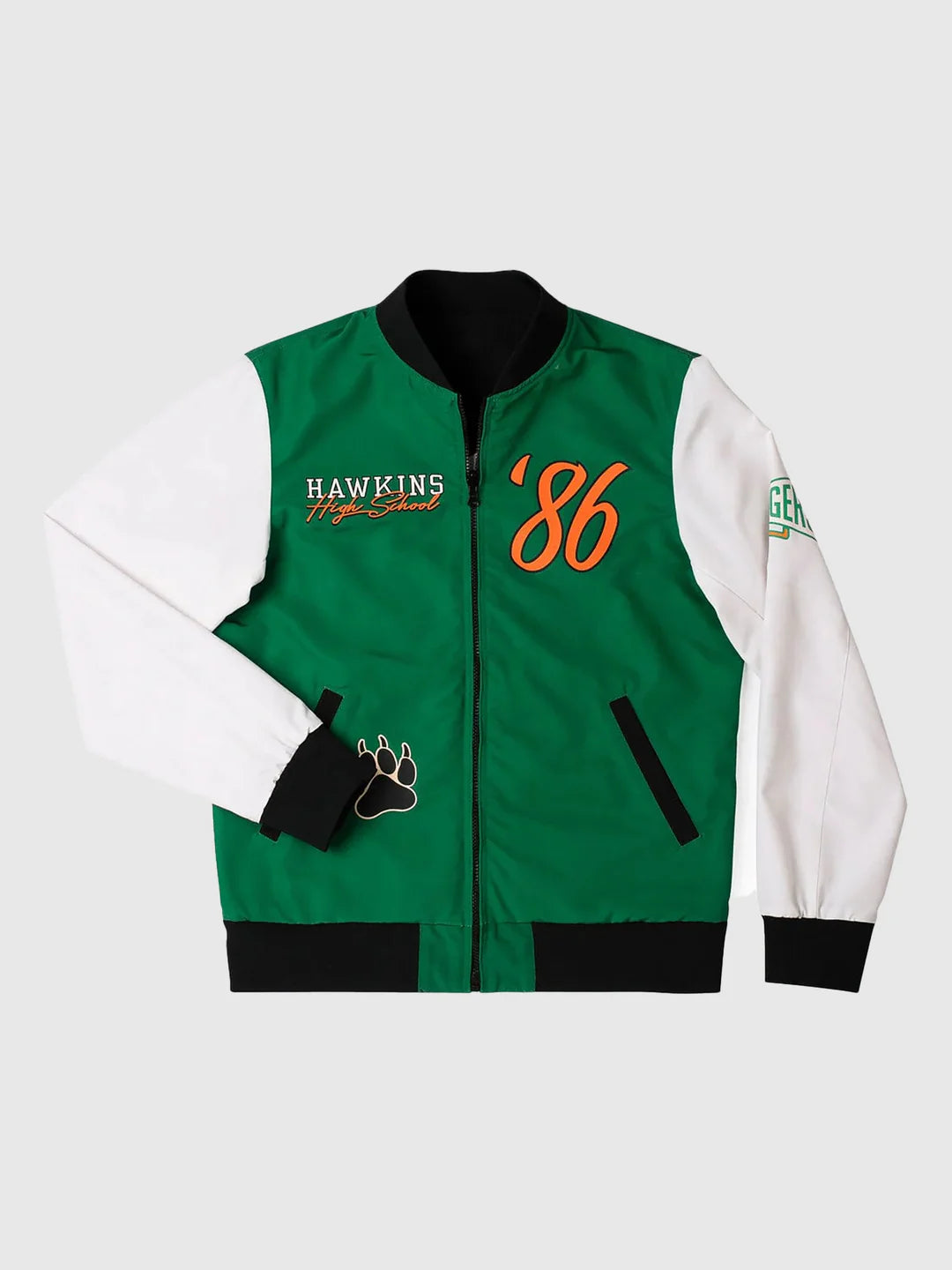 Hawkins Tigers Reversible Bomber Jacket