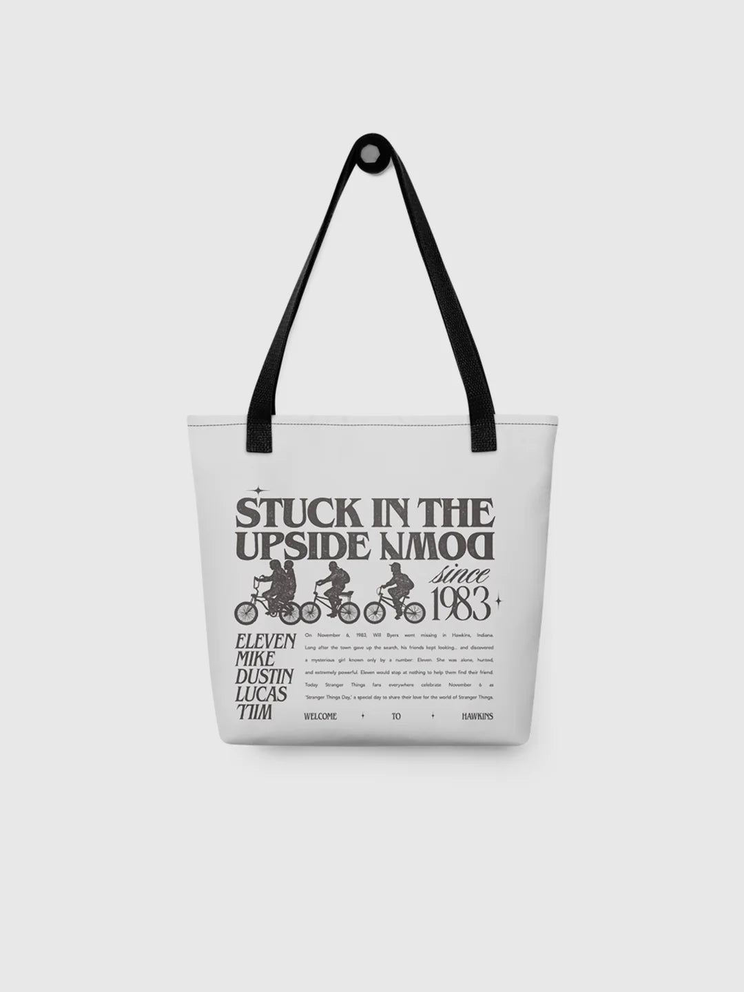 Stuck In The Upside Down Tote Bag