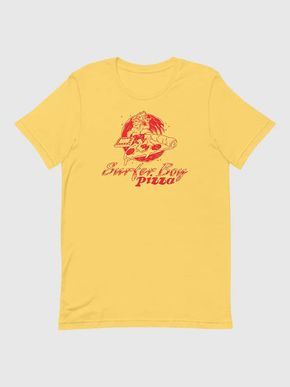 Surfer Boy Pizza Logo Tee