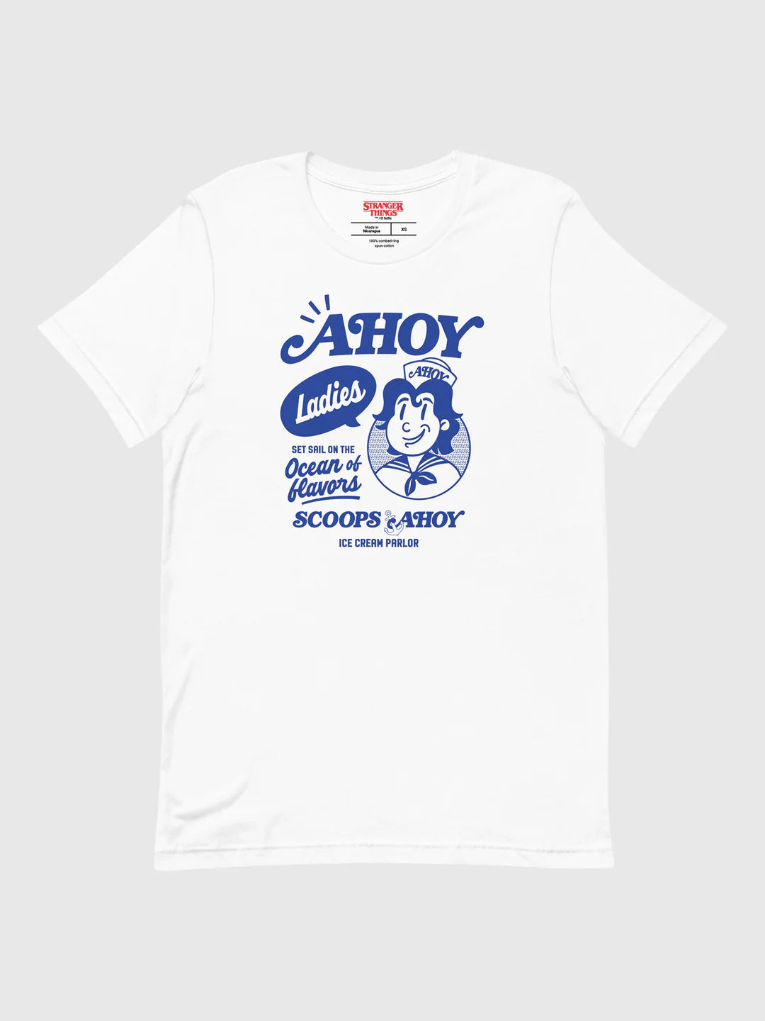 White Scoops Ahoy Tee