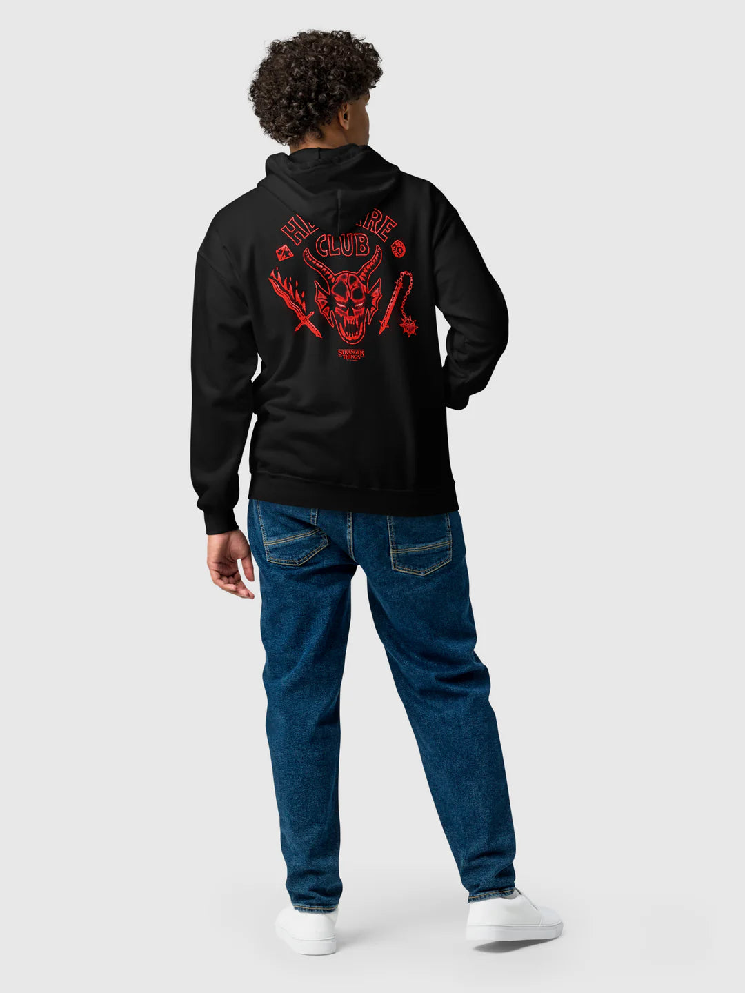 Hellfire Club Red Glow Zip Hoodie