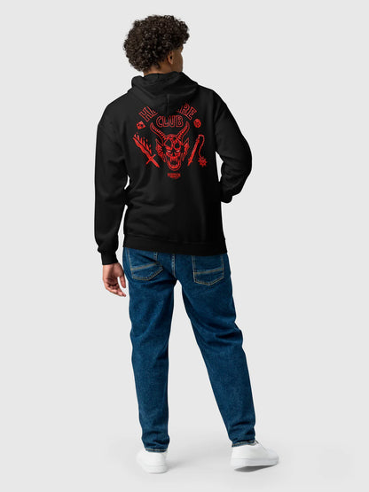 Hellfire Club Red Glow Zip Hoodie