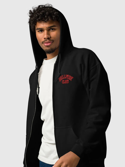 Hellfire Club Red Glow Zip Hoodie