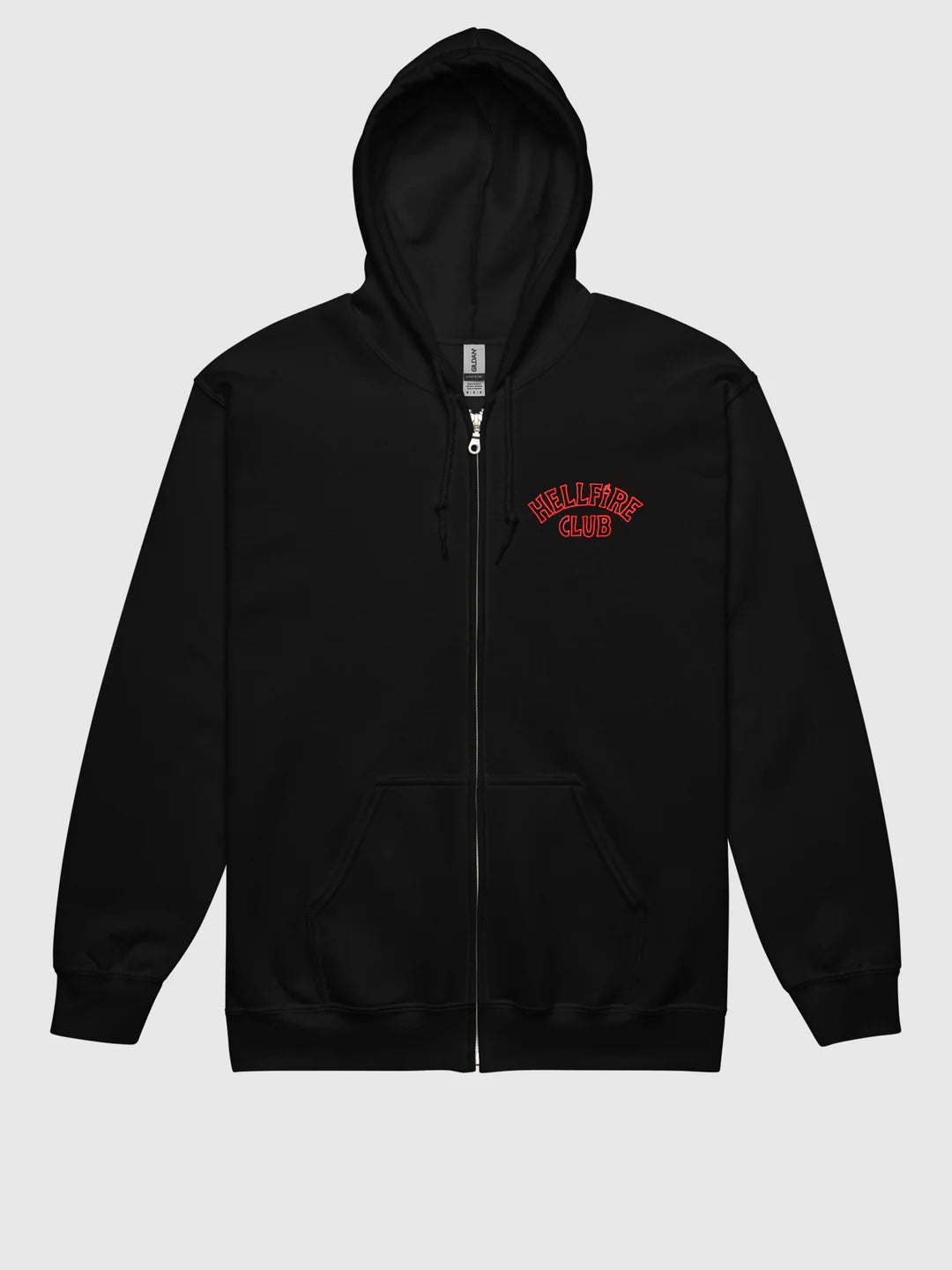 Hellfire Club Red Glow Zip Hoodie