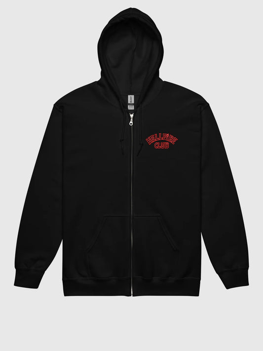 Hellfire Club Red Glow Zip Hoodie