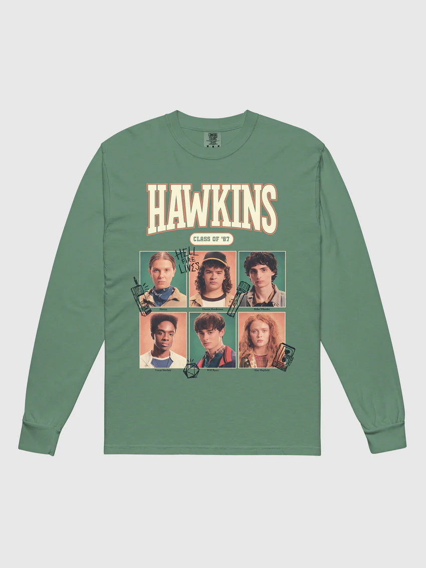Hawkins Class of '87 Long Sleeve Tee